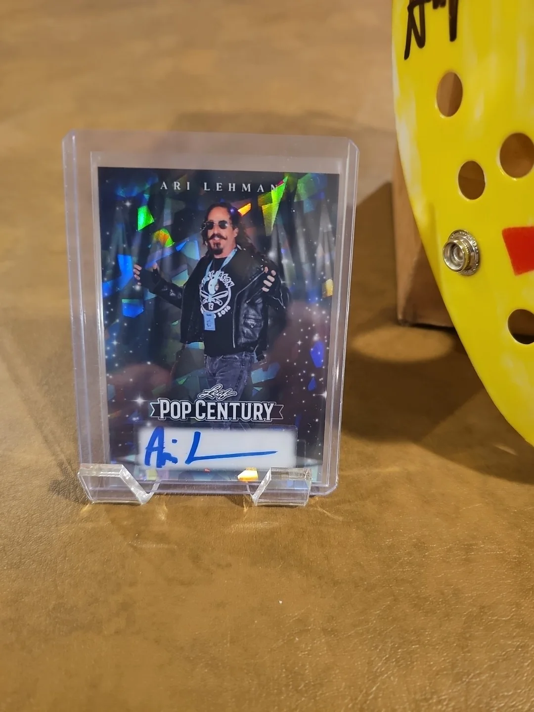 Ari Lehman — Ari Lehman Signed Jason Viirhees Friday The 13th Hockey Mask And Signed Card /25, изображение 2