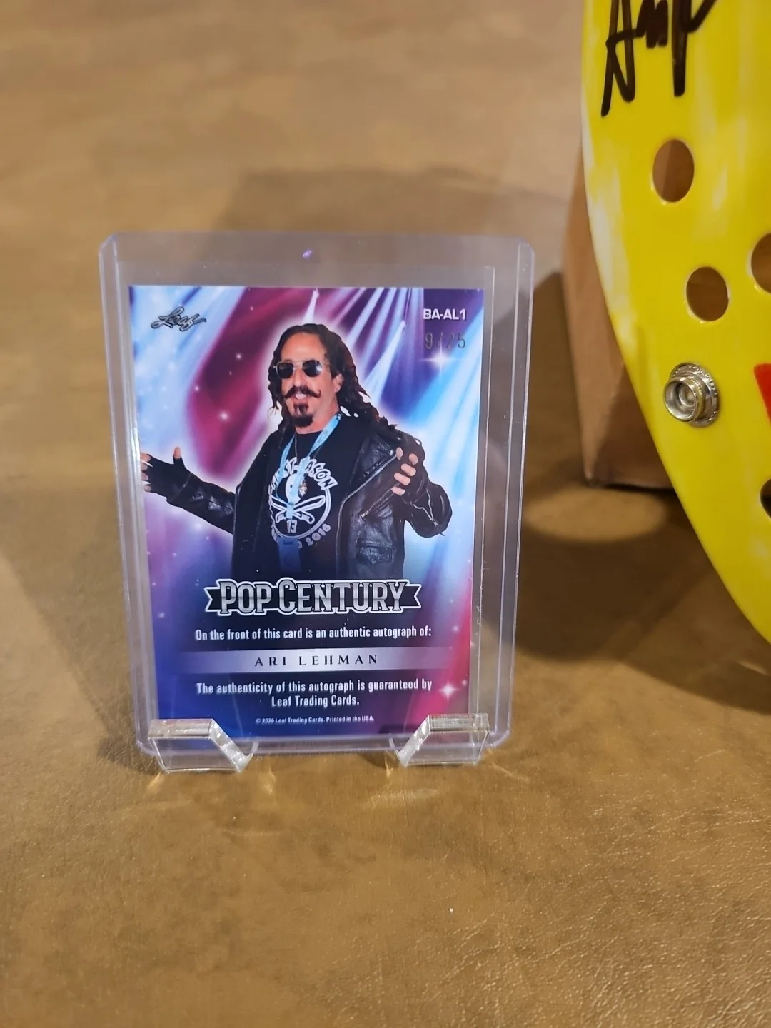 Ari Lehman — Ari Lehman Signed Jason Viirhees Friday The 13th Hockey Mask And Signed Card /25, изображение 3