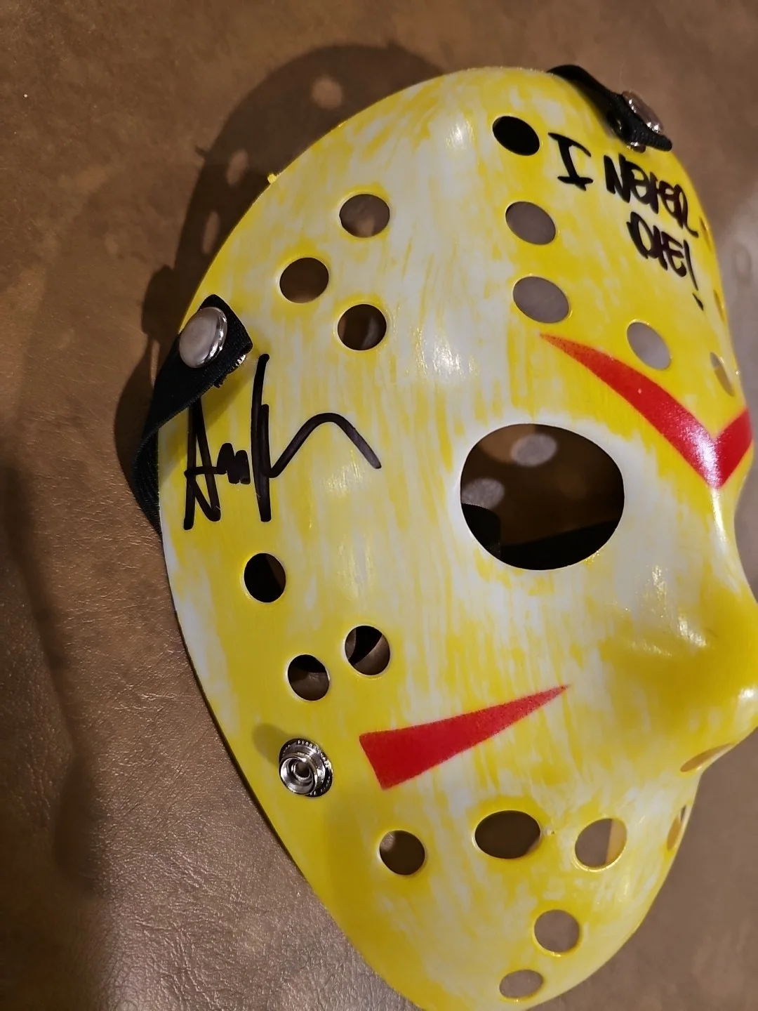 Ari Lehman — Ari Lehman Signed Jason Viirhees Friday The 13th Hockey Mask And Signed Card /25, изображение 4