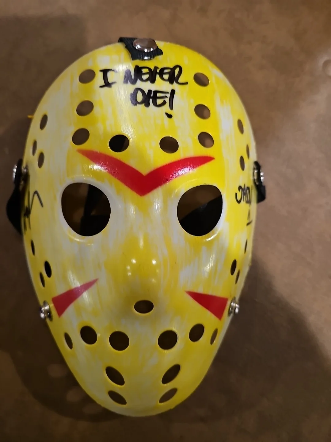 Ari Lehman — Ari Lehman Signed Jason Viirhees Friday The 13th Hockey Mask And Signed Card /25, изображение 5