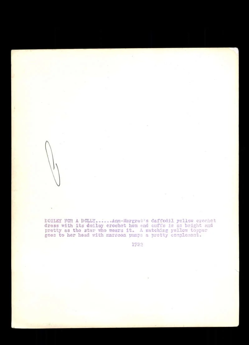 Ann Margret — Ann Margret PSA DNA Coa Autographed 8x10 Photo Vintage Signed, изображение 2