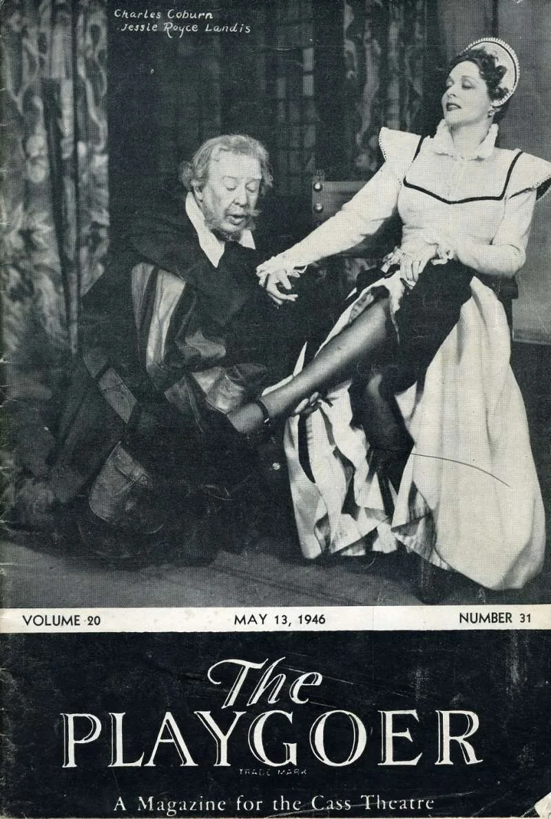 Charles Coburn Hand Signed Jsa Coa Theatre Program Autographed Authentic, image 2