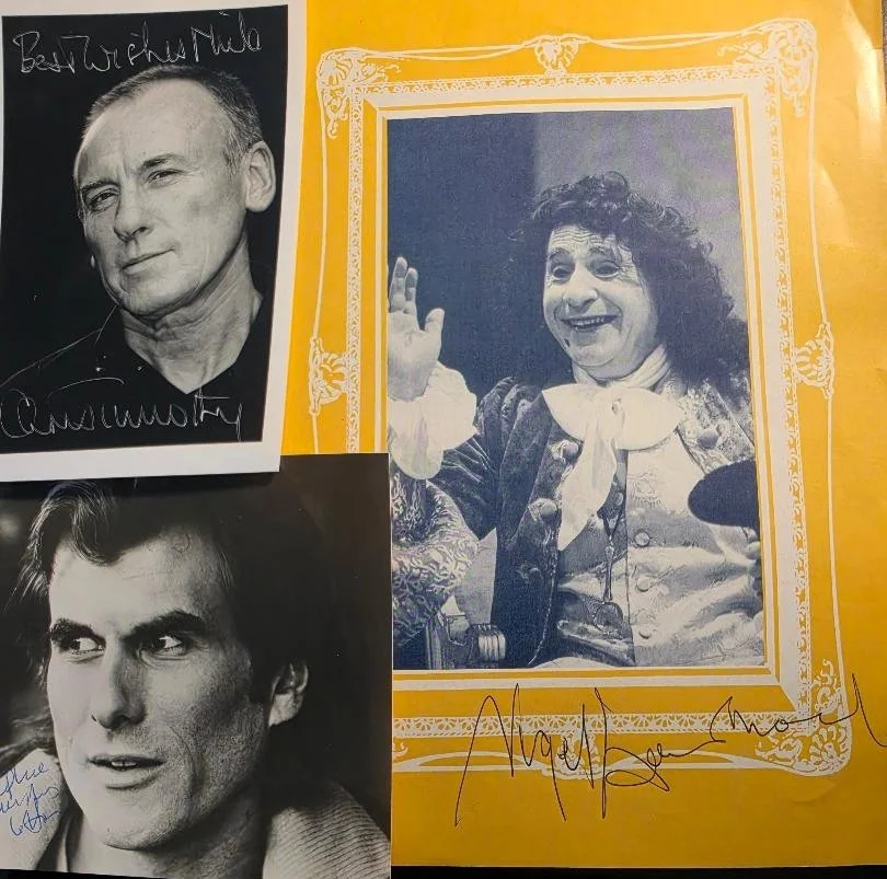 various — LOT of 10 UK actors SIGNED .. Christopher Timothy, Jeff Green, Nigel Hawthorne +, image 2