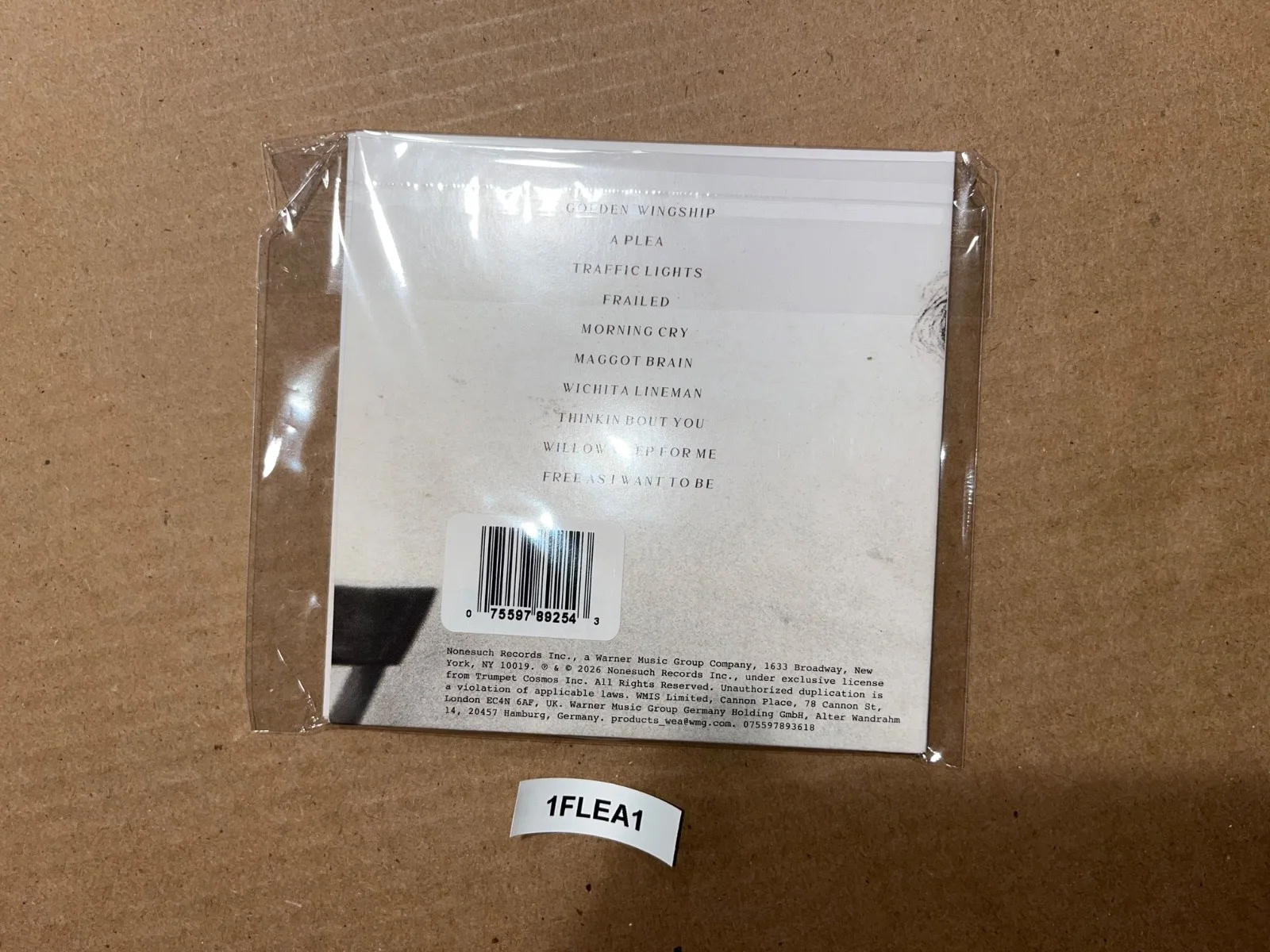 Flea Signed Autographed CD Honora, image 3