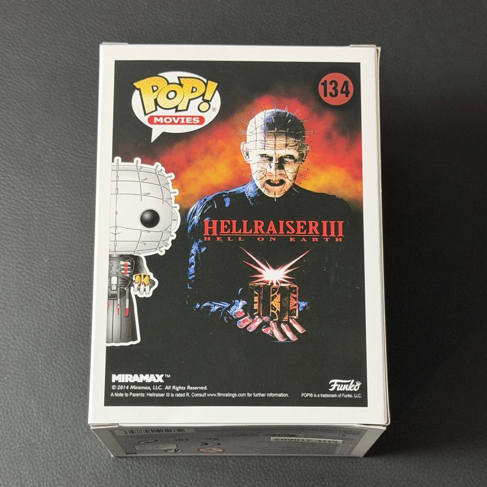 Doug Bradley Signed Pinhead Hellraiser Funko with quote, image 3
