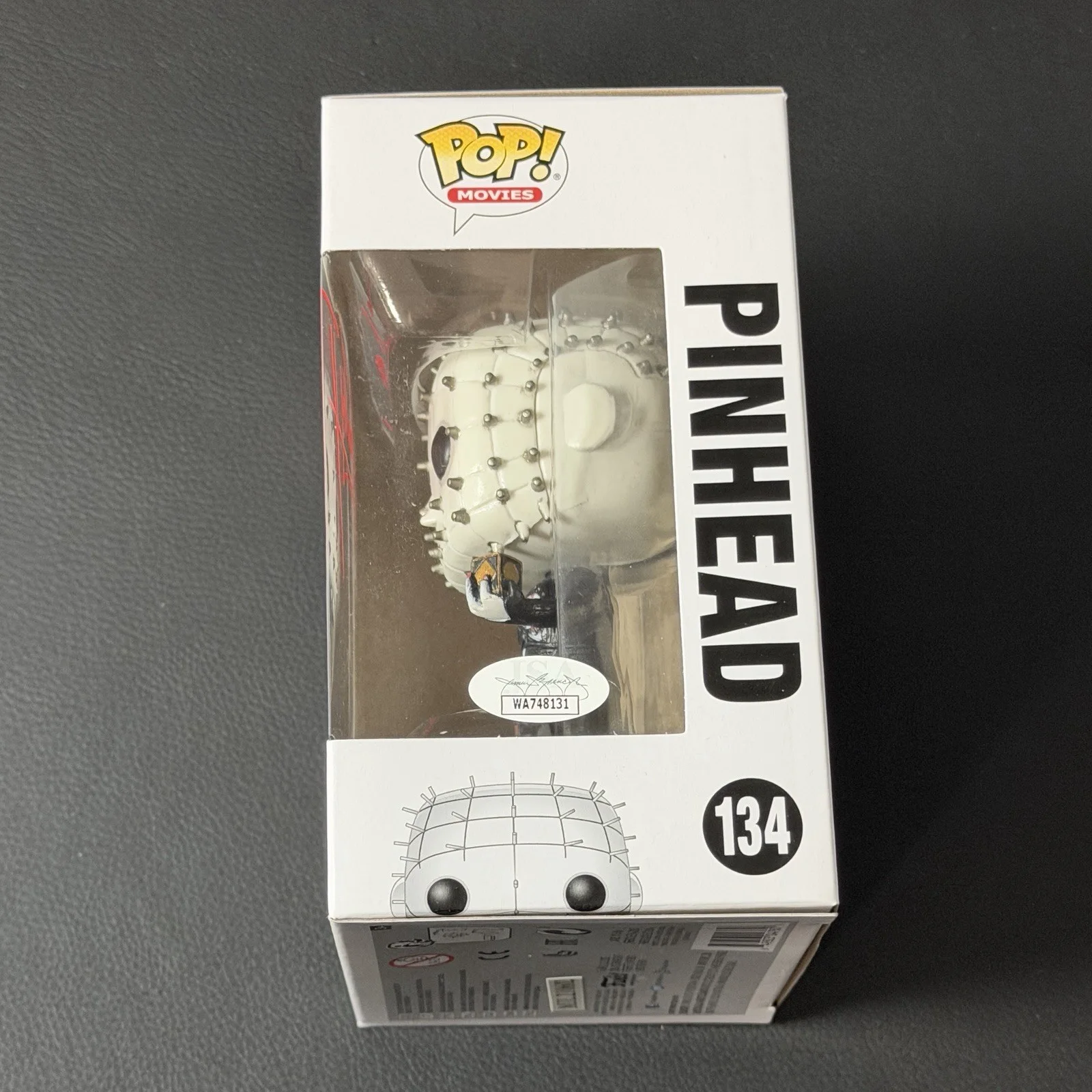 Doug Bradley Signed Pinhead Hellraiser Funko with quote, image 4