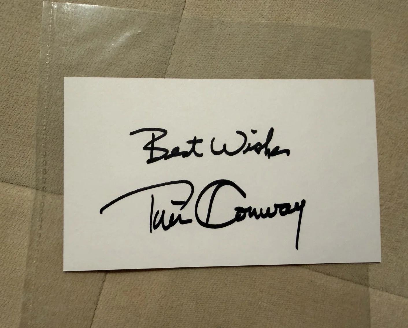 Carol Burnett, Tim Conway, Harvey Korman Signed Autograph Index LOT and Photo, изображение 2