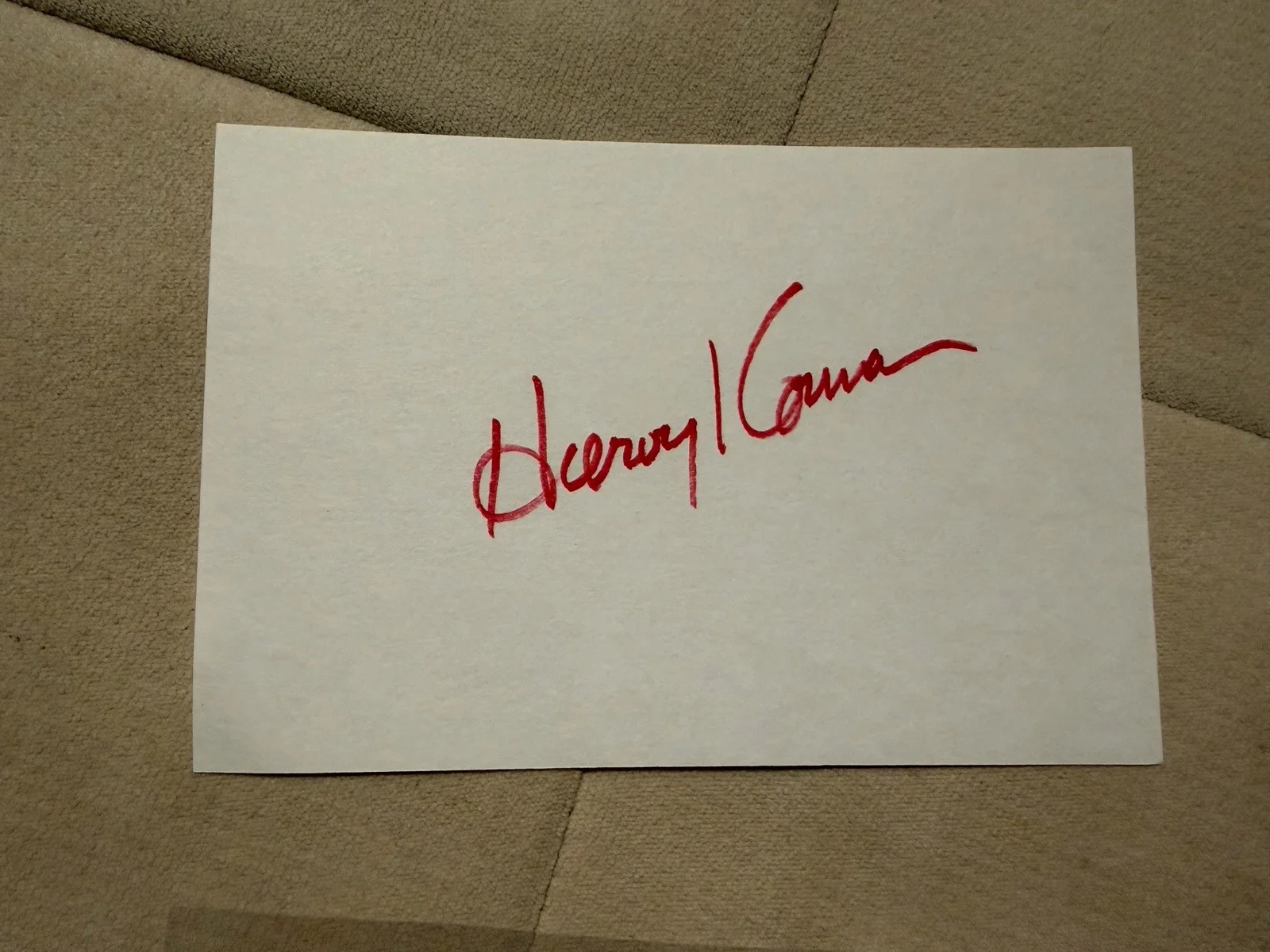 Carol Burnett, Tim Conway, Harvey Korman Signed Autograph Index LOT and Photo, изображение 3