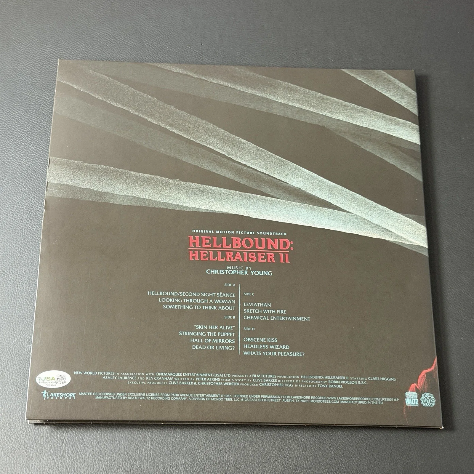 Hellbound: Hellraiser II Mondo Signed Doug Bradley Pinhead JSA, image 3
