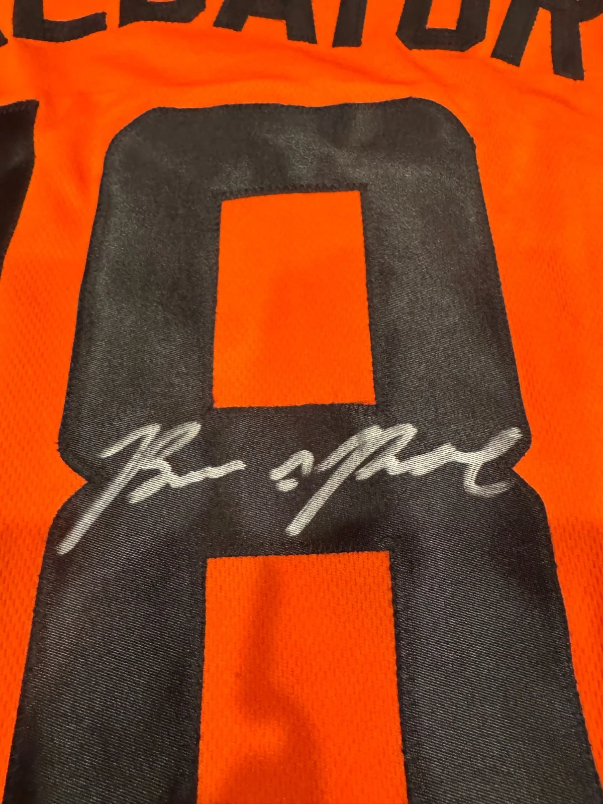Brian A Prince Signed Autographed Predator Movie Jersey #18 JSA COA, image 3