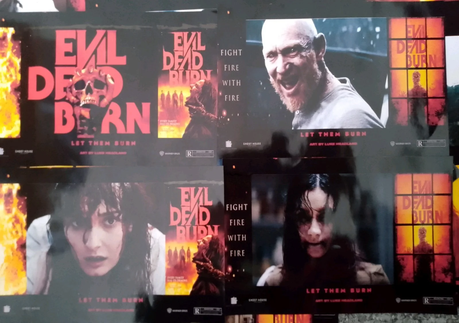 Evil Dead Burn 2026. 22 Glossy Promotional 7x5ins Unofficial Lobby Prints. New, image 3