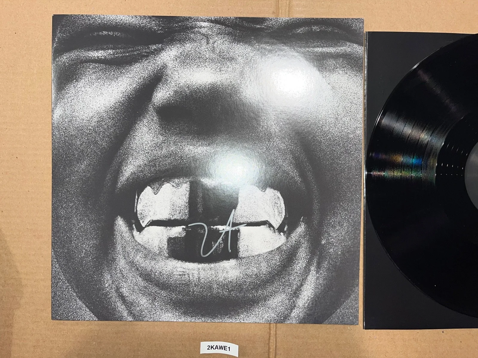 Kanye West Signed Autographed Vinyl Record LP Bully Website Wave 1 Signed Jacket, image 2
