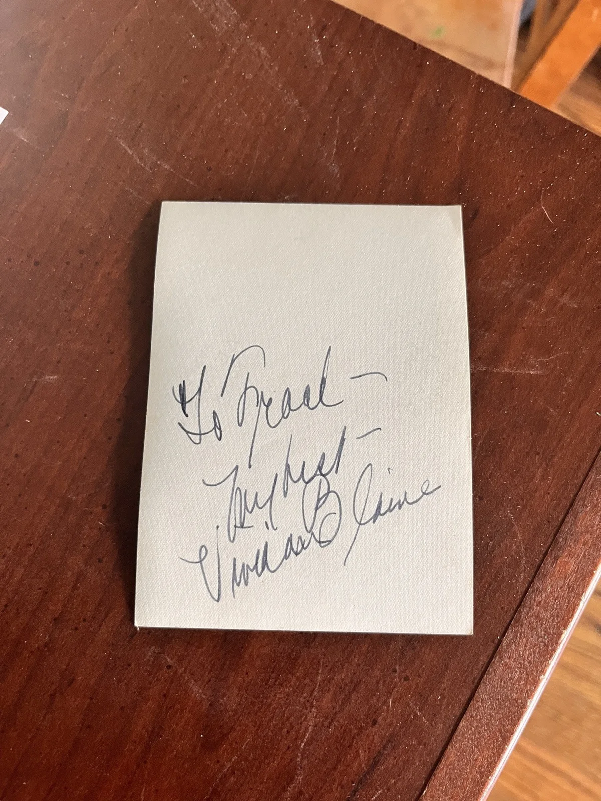 Autographed Early Vivian Blaine Photo, image 2