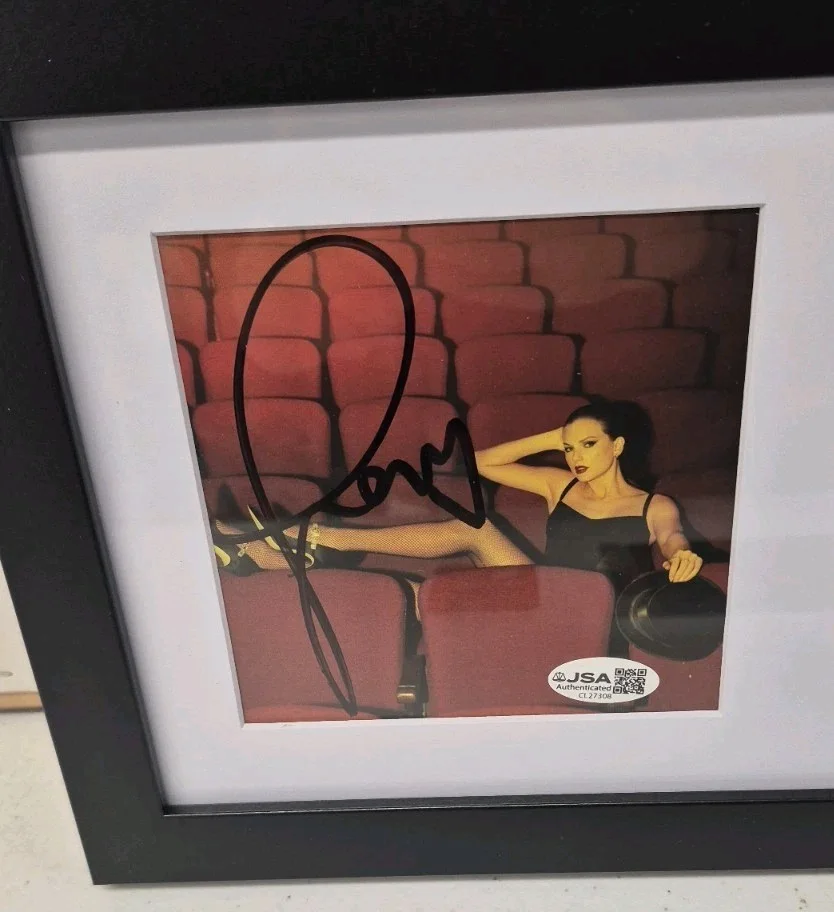 Taylor Swift CD Life Of A Showgirl Framed And Hand-signed Insert With JSA COA, image 2