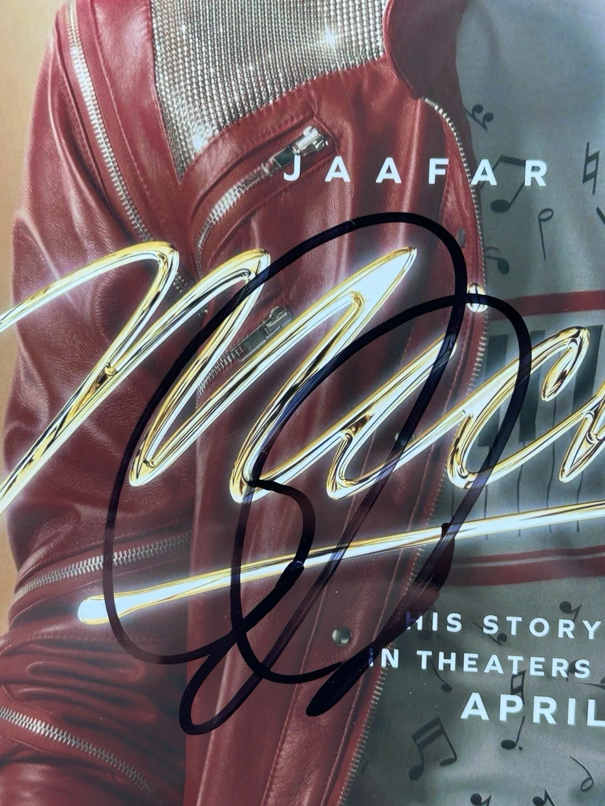Jaafar Jackson Signed 8x10 Photo Michael Jackson Movie Actor Autograph W/ PROOF, image 2