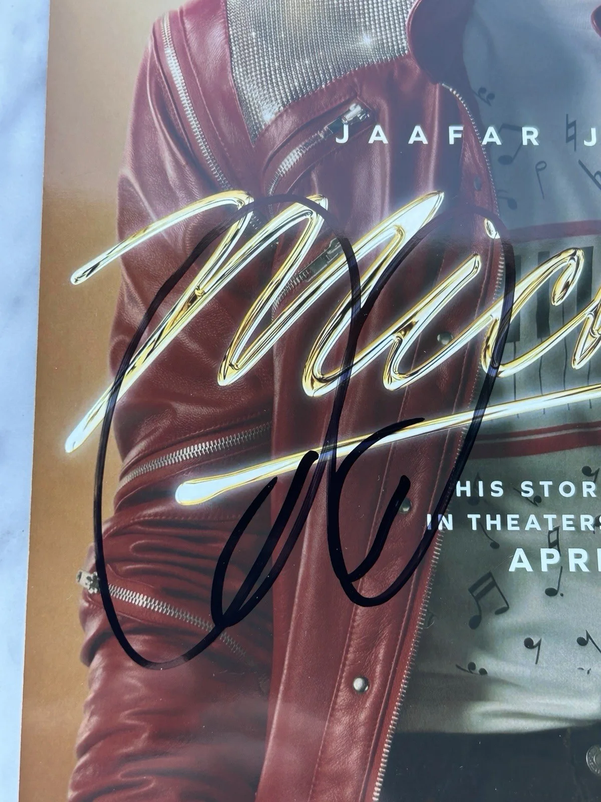 Jaafar Jackson Signed 8x10 Photo Michael Jackson Movie Actor Autograph W/ PROOF, image 2