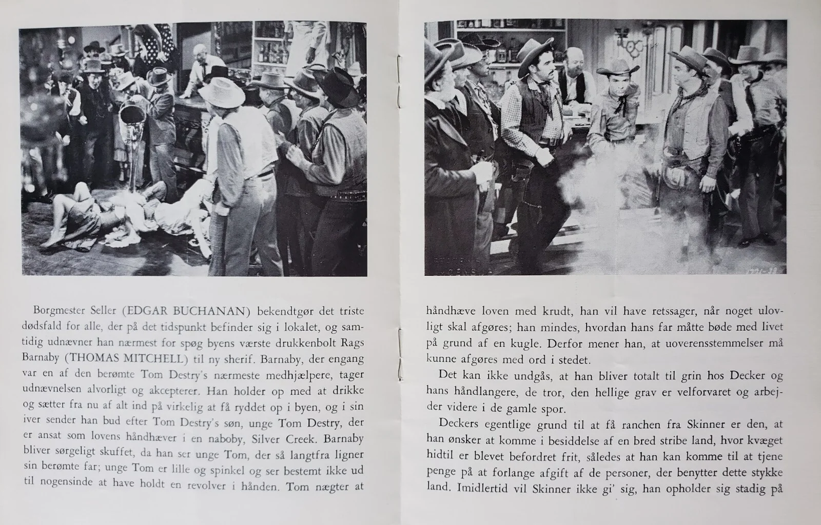 DESTRY - VINTAGE ORIGINAL 1954 PROGRAM - AUDIE MURPHY, MARI BLANCHARD - WESTERN, image 3