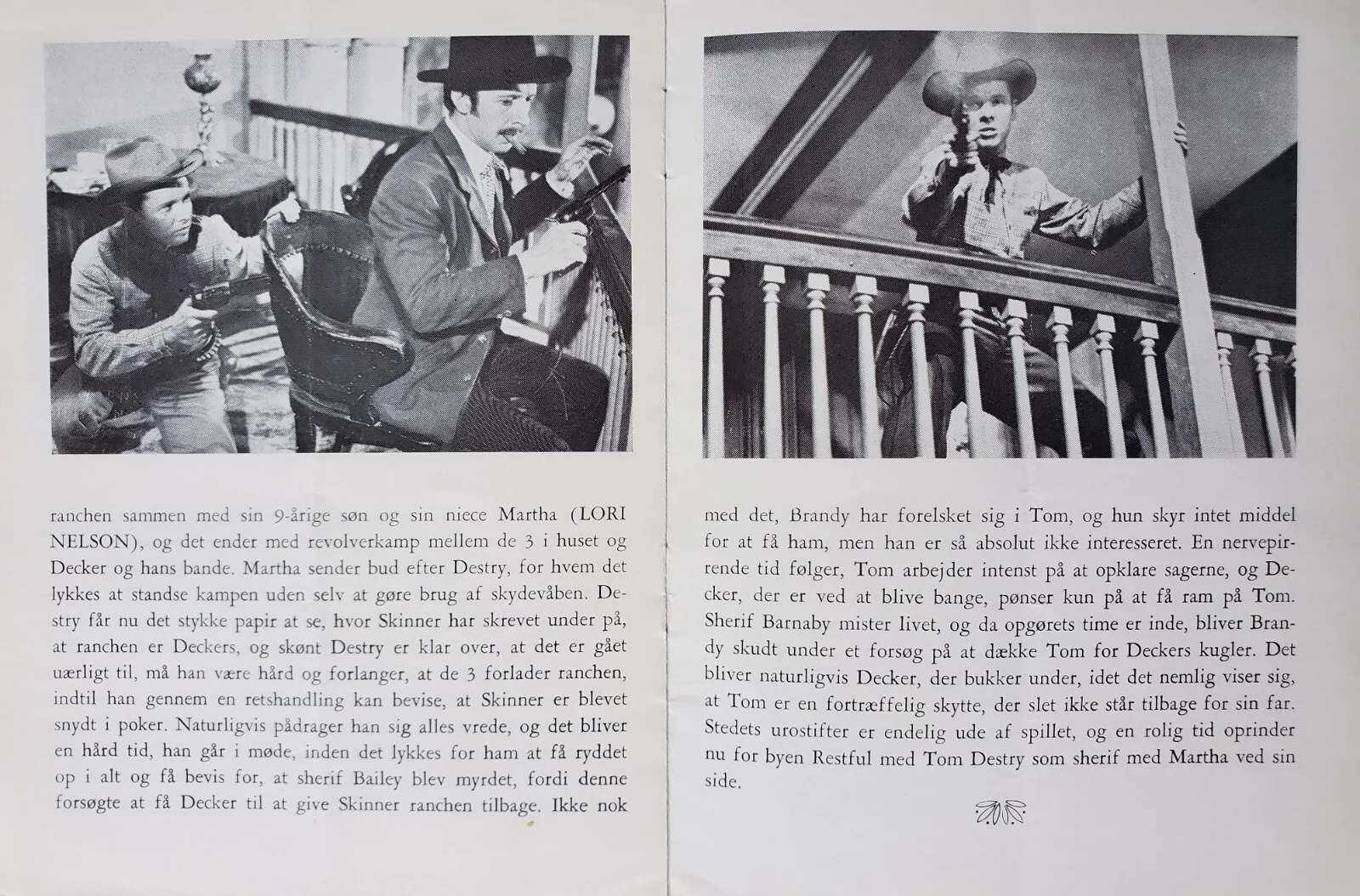 DESTRY - VINTAGE ORIGINAL 1954 PROGRAM - AUDIE MURPHY, MARI BLANCHARD - WESTERN, image 4
