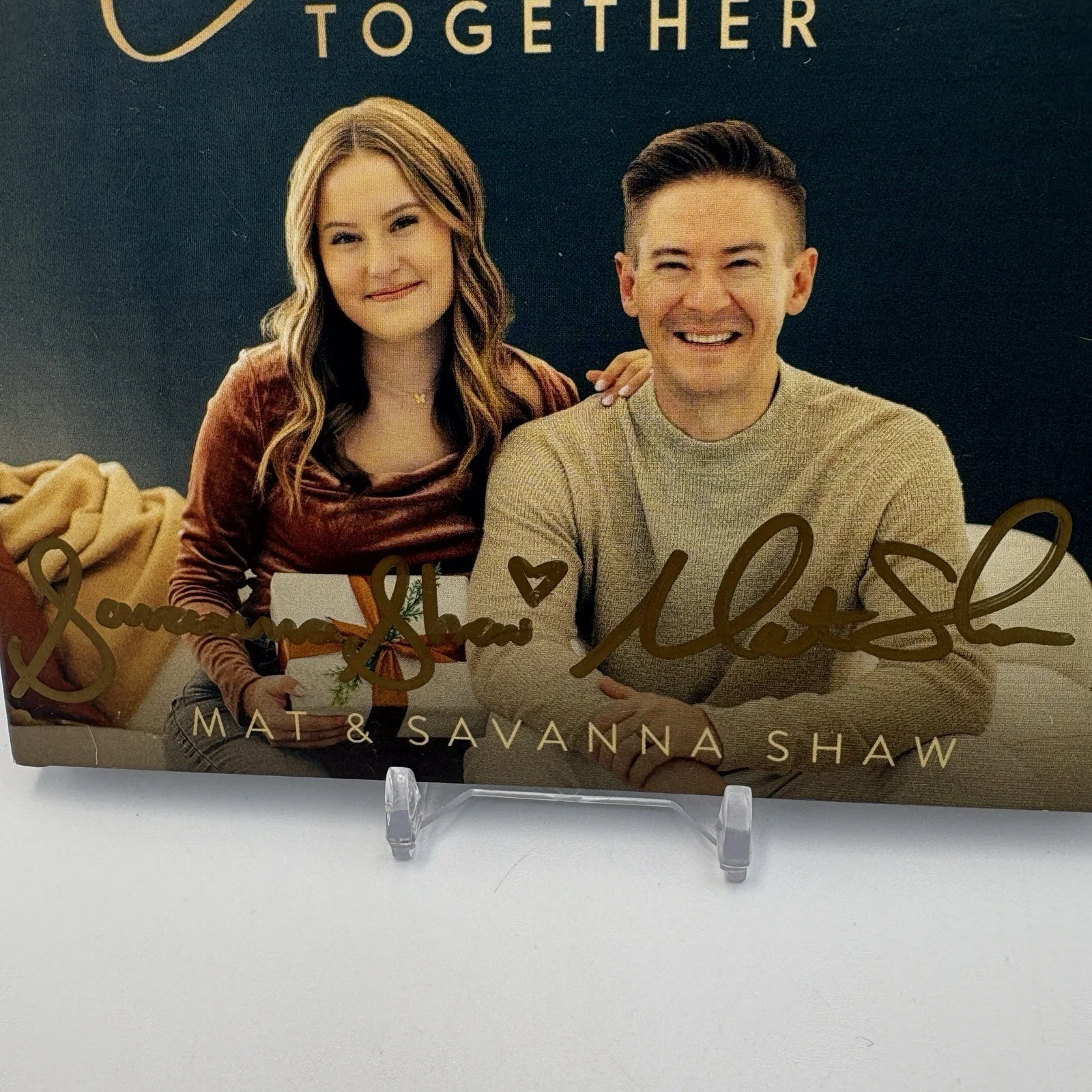 Mat & Savanna Shaw Christmas Together Signed Cd - Autograph, image 2