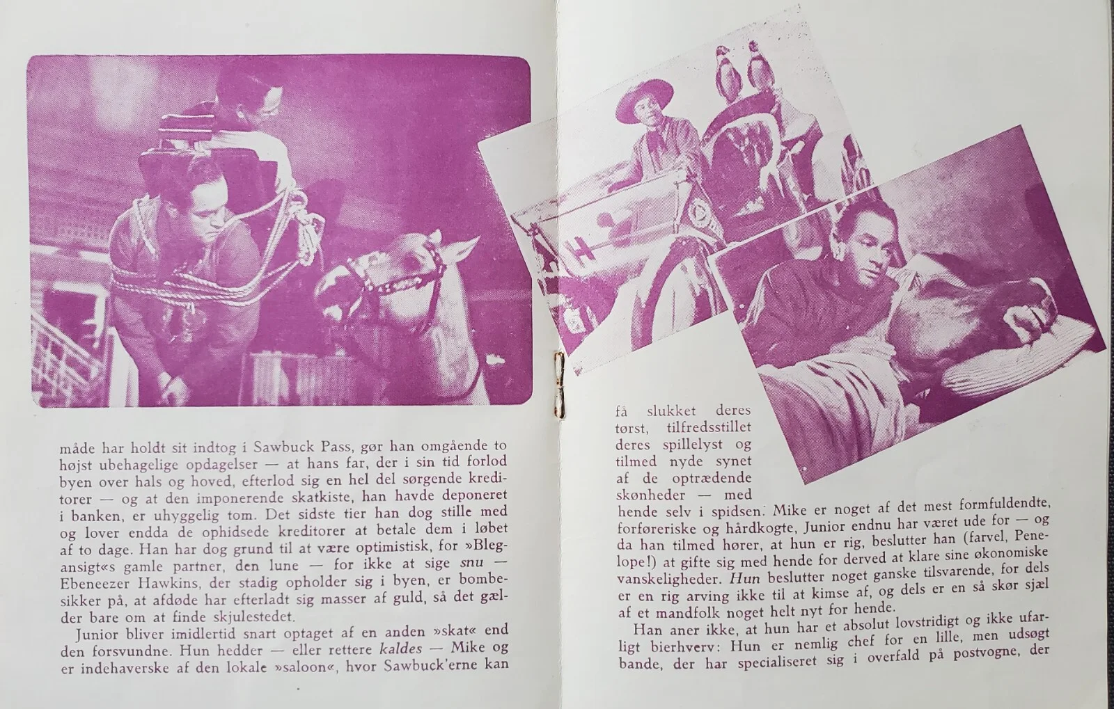 SON OF PALEFACE - VINTAGE ORIGINAL 1953 DANISH PROGRAM - JANE RUSSELL, BOB HOPE, image 4