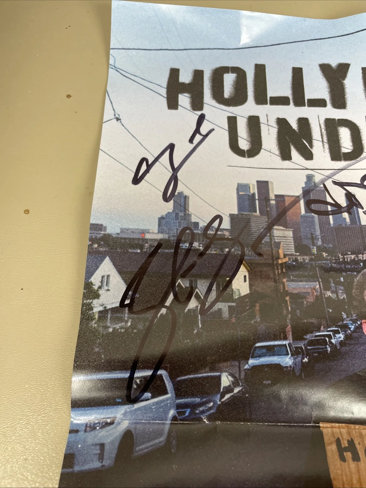 HOLLYWOOD UNDEAD SIGNED HOTEL KALIFORNIA Tour AUTOGRAPHED Poster Lot Of 2, изображение 4