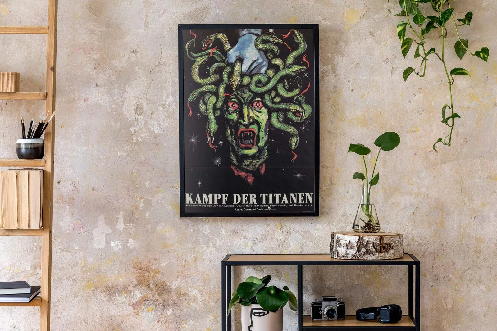 Clash of the Titans 1985 East German Film **Orson & Welles Posters** Poster, изображение 2