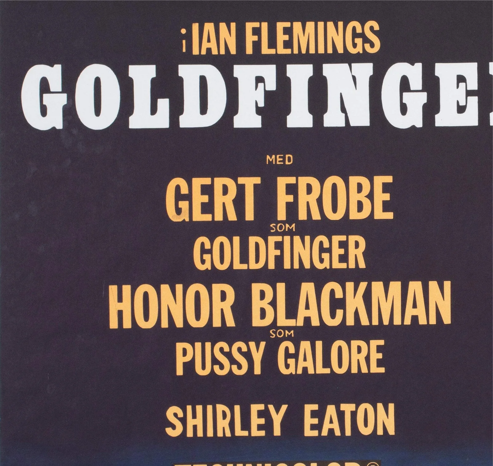 Goldfinger R1967 Swedish Film Poster, Aberg **Orson & Welles Posters**, изображение 5