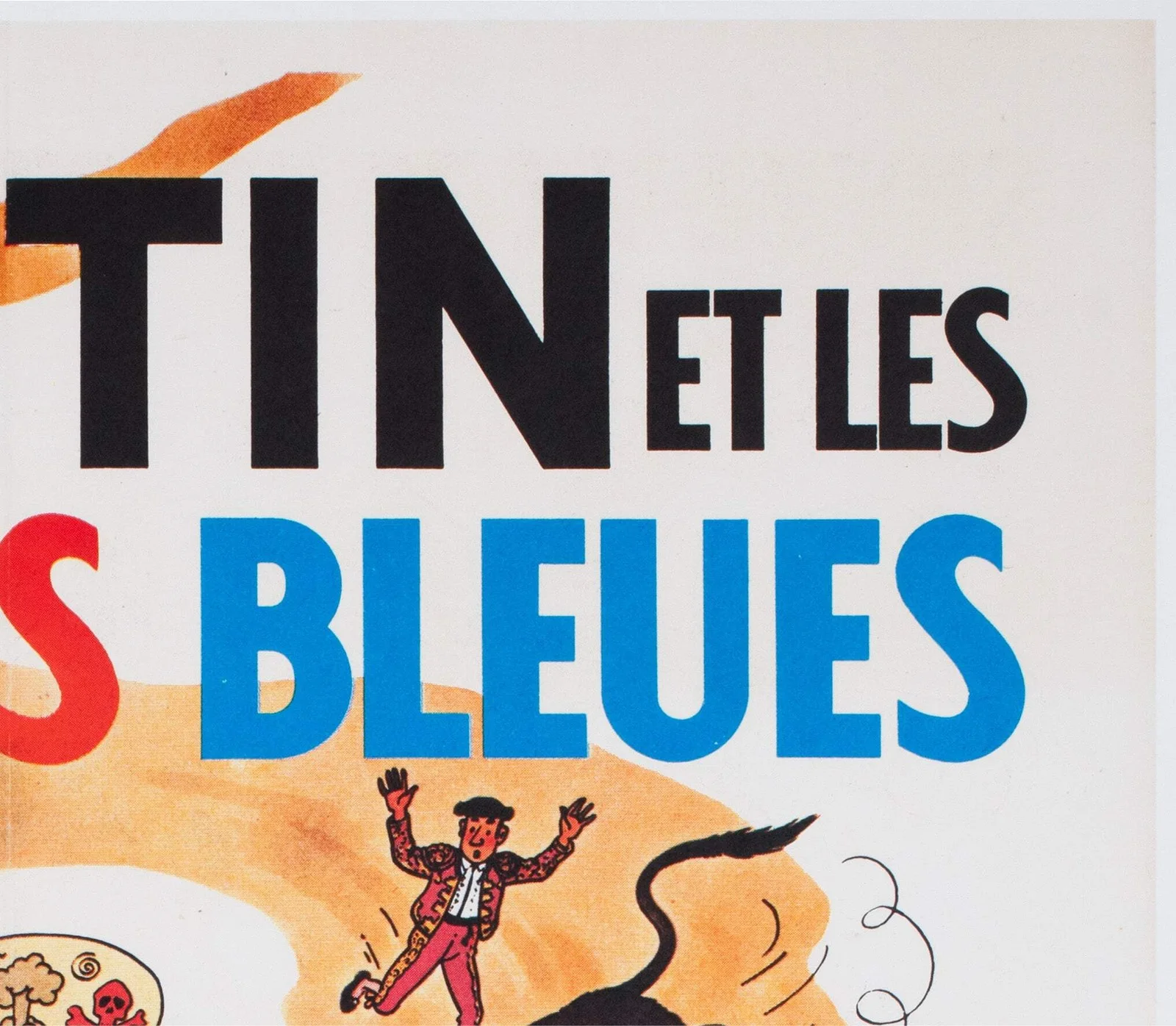 Tintin and the Blue Oranges 1964 French Moyenne Film Poster, Herge, изображение 4