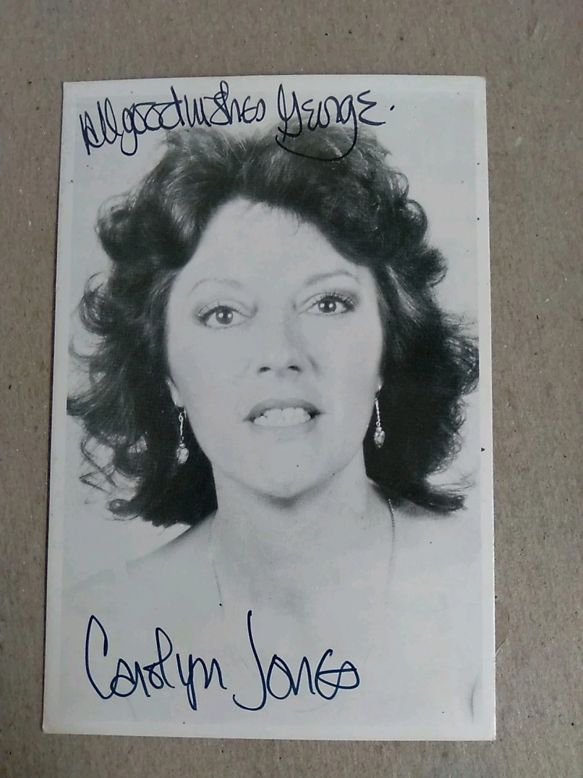 Brenda Vaccaro Photo 5.5x3.5 Signed Brenda Jones Handwriting Letter To George, изображение 2