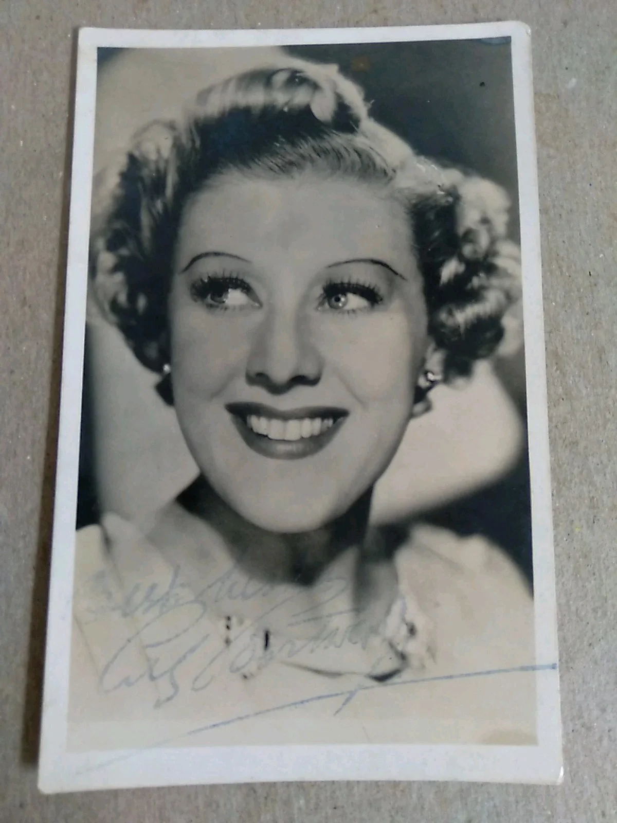 Dame Esmerelda Cicely Courtneidge British Actress Singer Signed 3.5x5 Photo, image 2