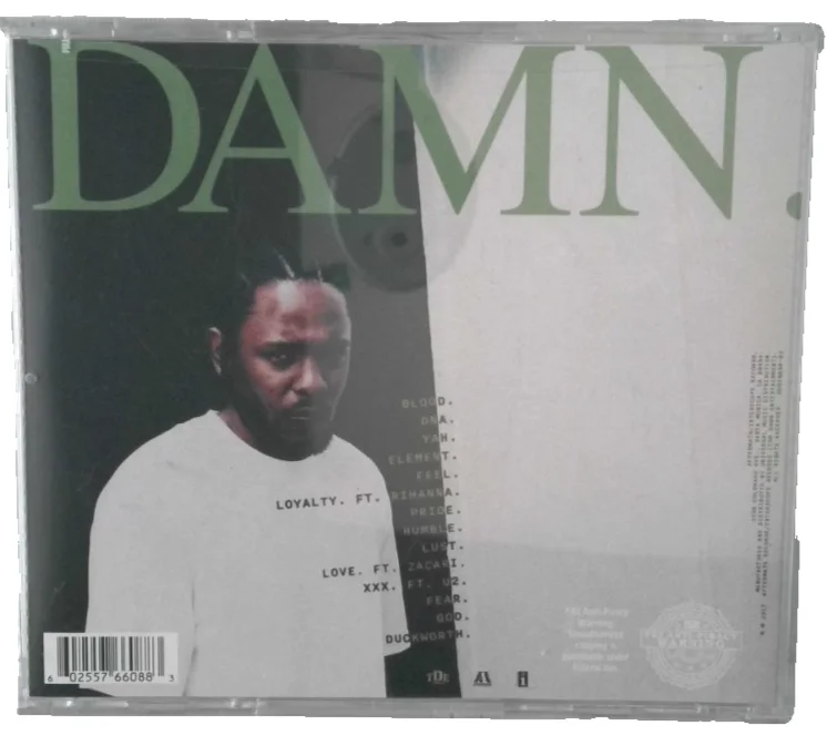 Kendrick Lamar DAMN Signed CD Album Hip Hop, R&B, Funk , Soul, Trap, Boom Bap, изображение 3