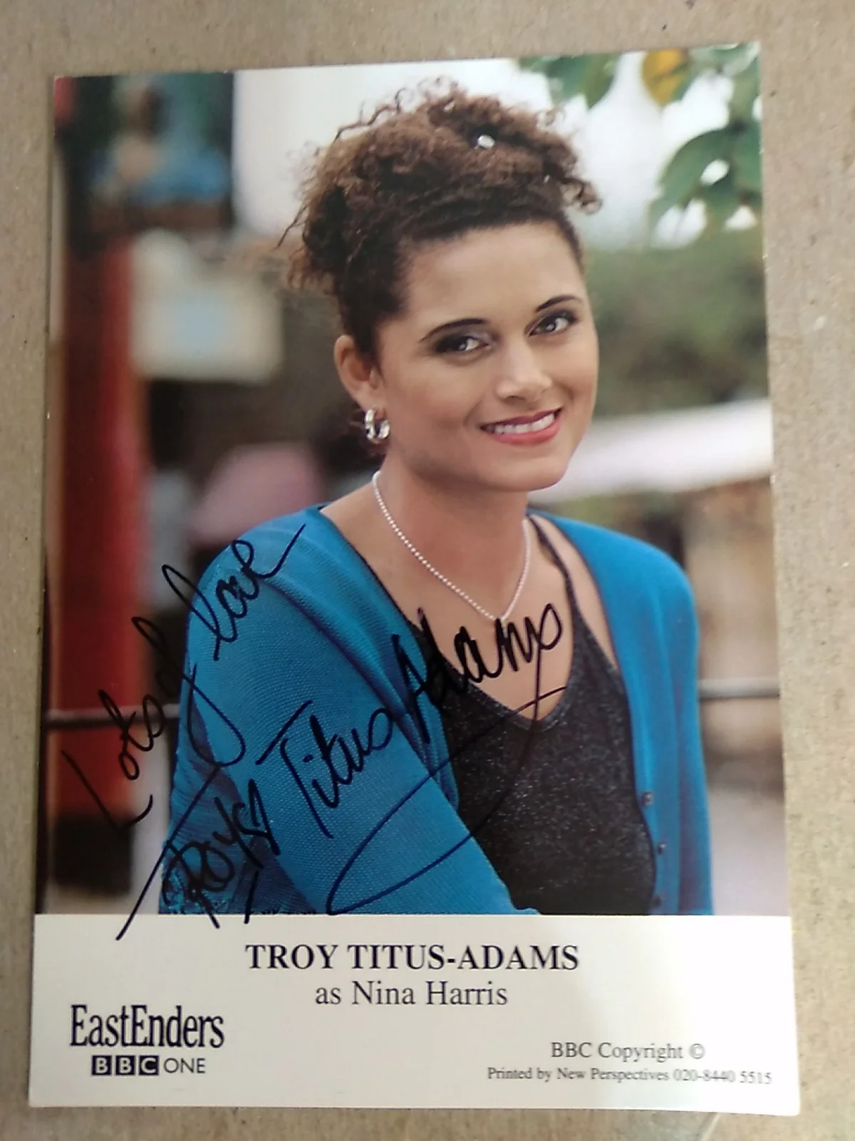 Troy Titus-Adams British Actress And Dancer Autographed Signed 6x4 Photo, image 4