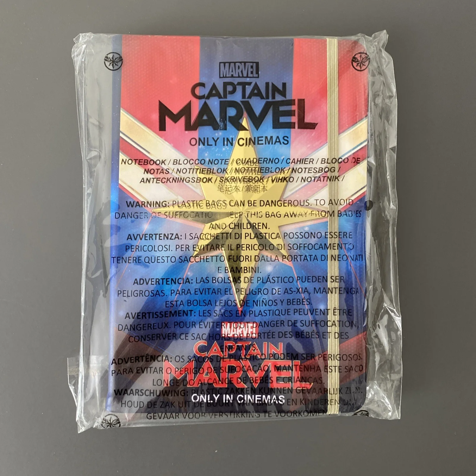 CAPTAIN MARVEL (2019) PROMOTIONAL PRESS KIT NOTEPAD MARVEL NEW IN BAG, image 4