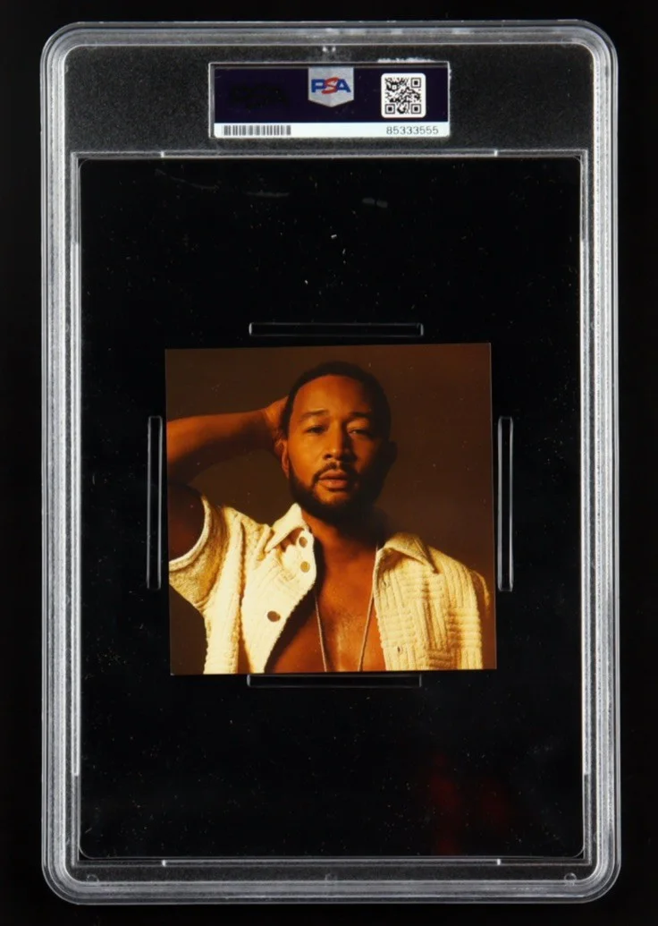 John Legend Signed Self Titled CD Cover Art Card PSA/DNA certified Slabbed, изображение 3