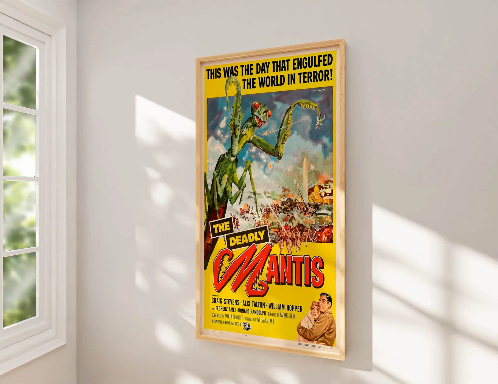 The Deadly Mantis - 1957 Monster B-movie Restored 27.2" x 41" US One Sheet, image 2