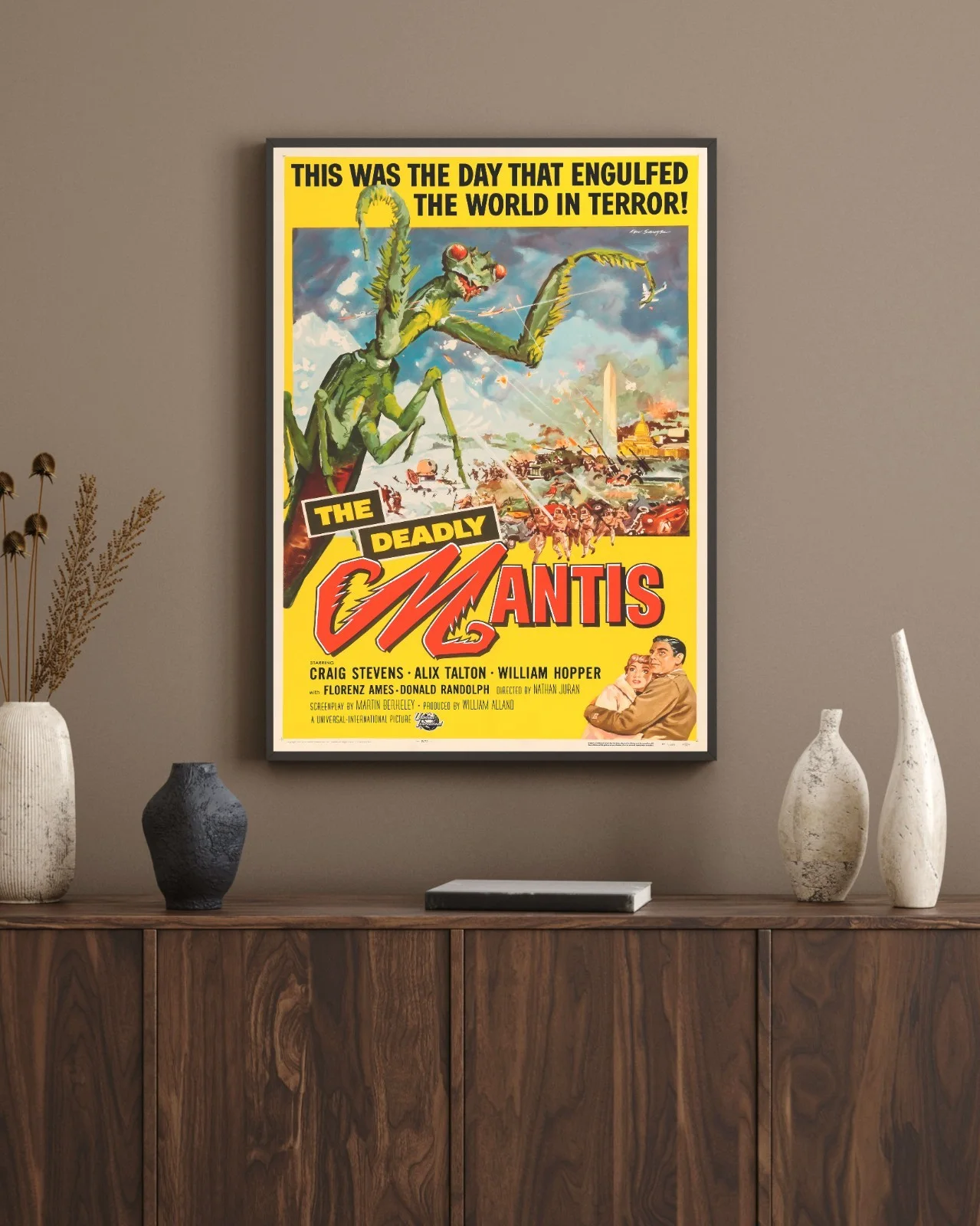 The Deadly Mantis - 1957 Monster B-movie Restored 27.2" x 41" US One Sheet, image 3