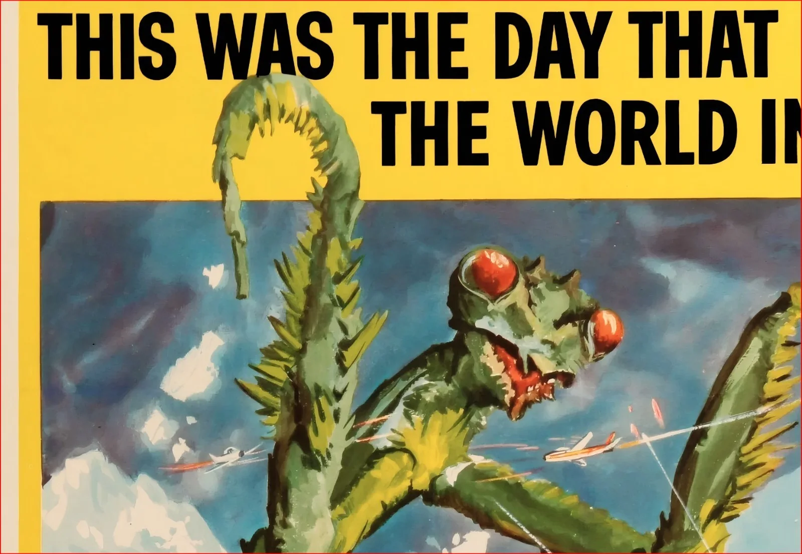 The Deadly Mantis - 1957 Monster B-movie Restored 27.2" x 41" US One Sheet, image 5