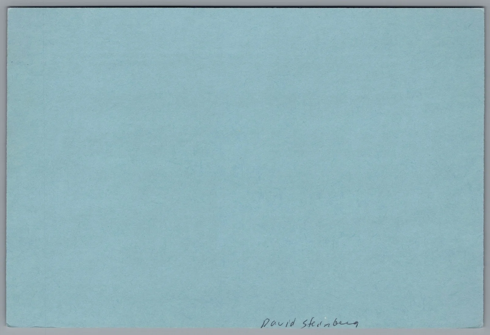 David Steinberg — David Steinberg Signed 4x6 Index Card Mad About You Autographed, image 2