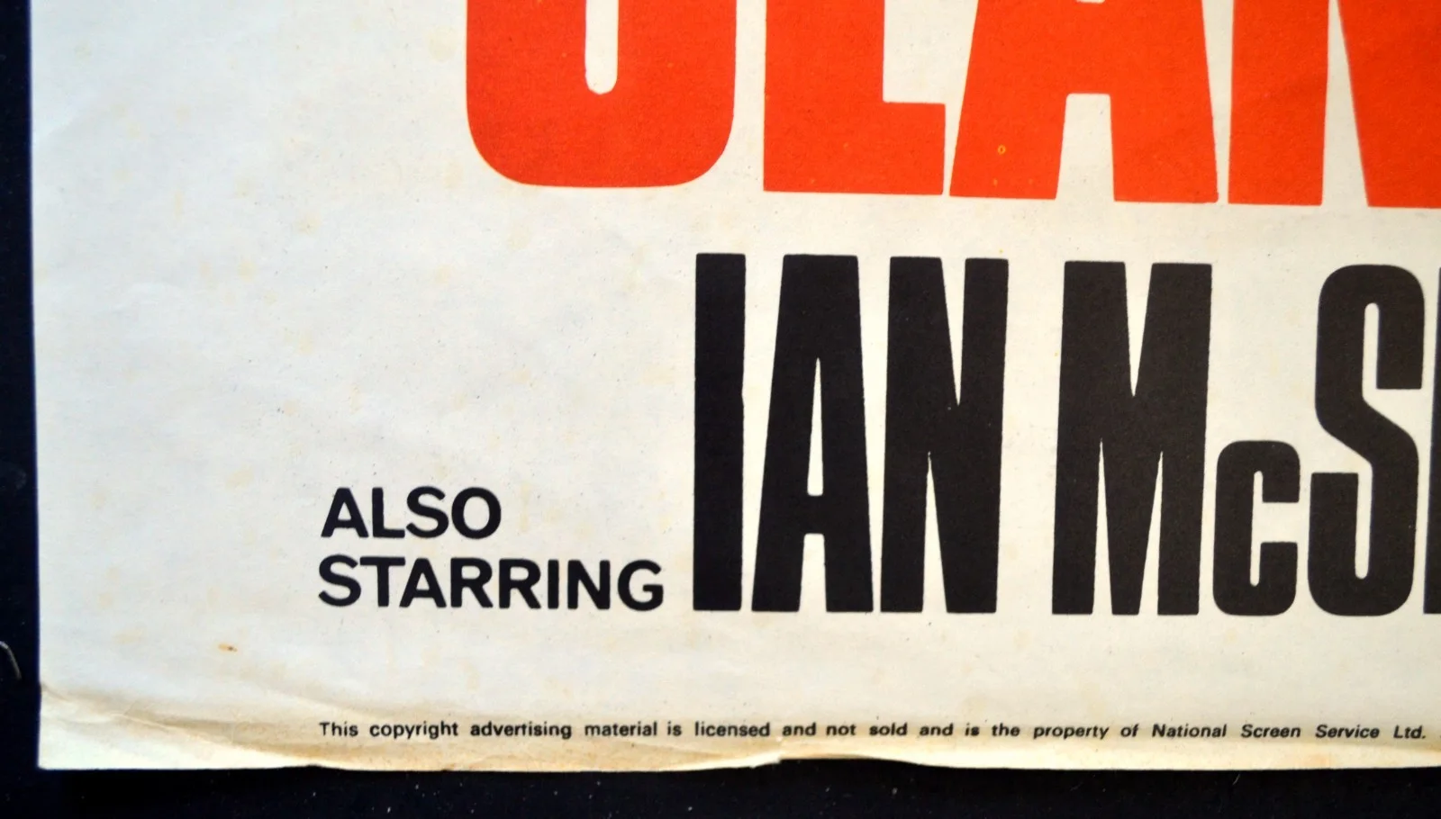 RANSOM 1975 Sean Connery, Ian McShane Casper Wrede UK QUAD POSTER, image 2