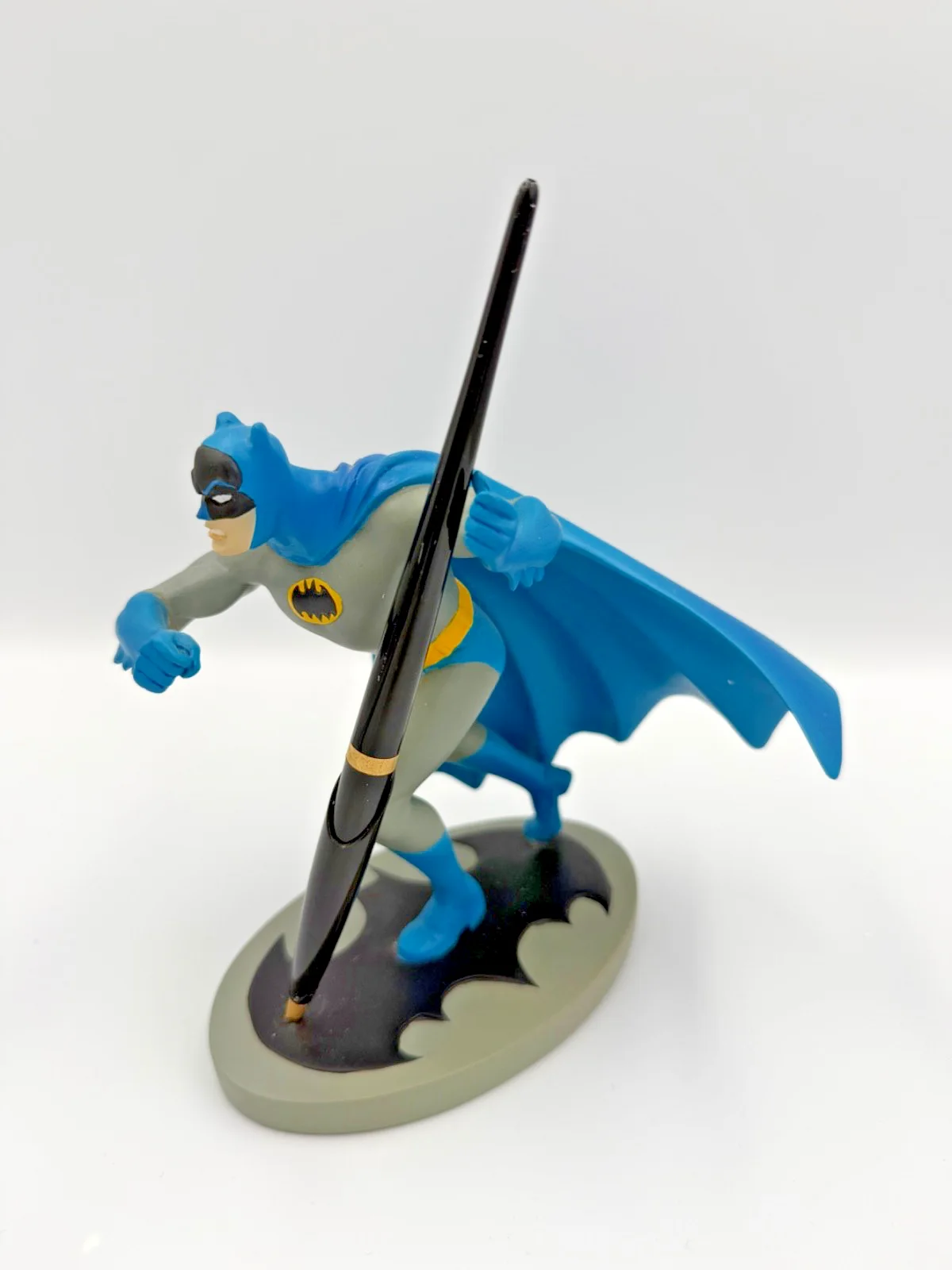 BATMAN pen and holder WARNER BROS STUDIOS 1999 stationery RARE DC Comics, image 2