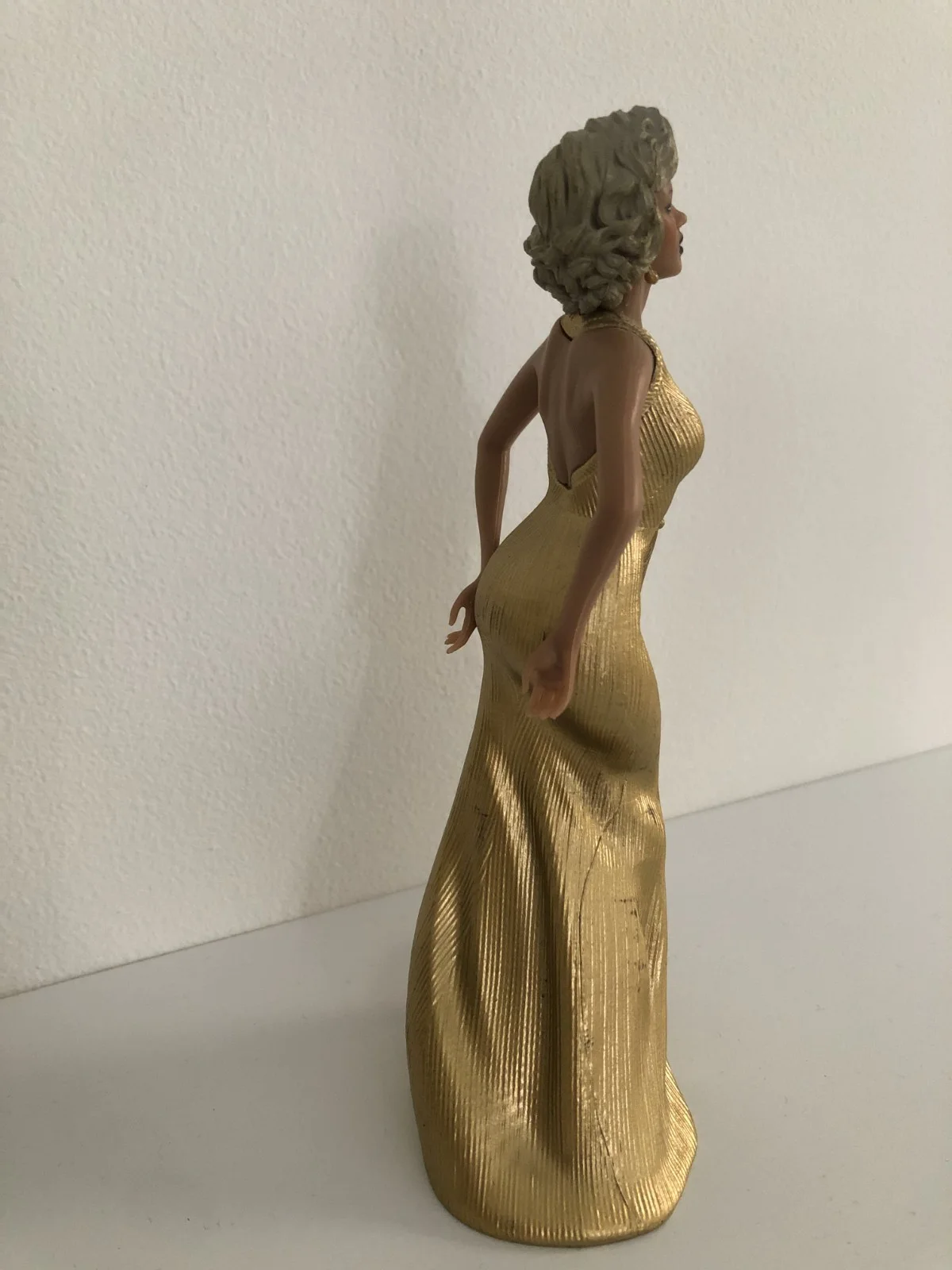 Marilyn Monroe Golden Dress Figurine RARE Gentlemen Prefer Blondes, изображение 5