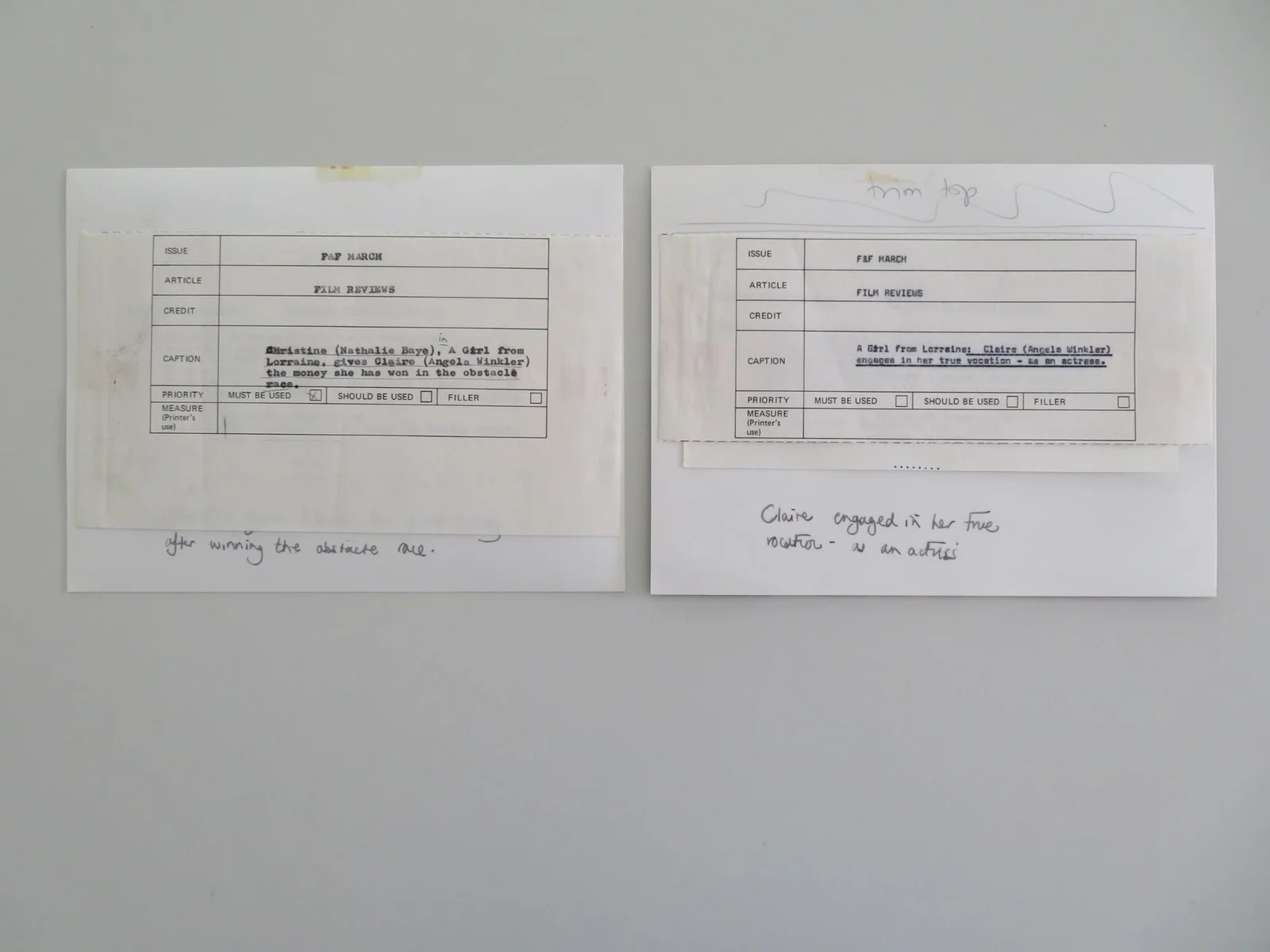 The Girl From Lorraine Movie Still Photo Lot Of 2 Nathalie Baye A. Winkler 1980, изображение 2