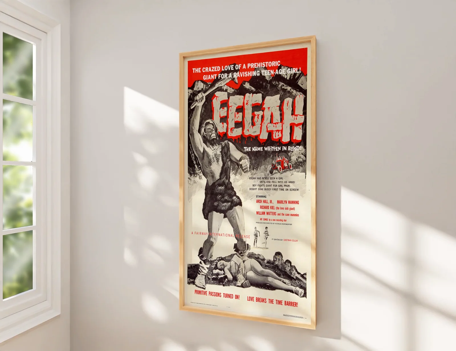 Eegah! - 1962 Horror B-movie Restored 27.2" x 41" US One Sheet Poster, image 2