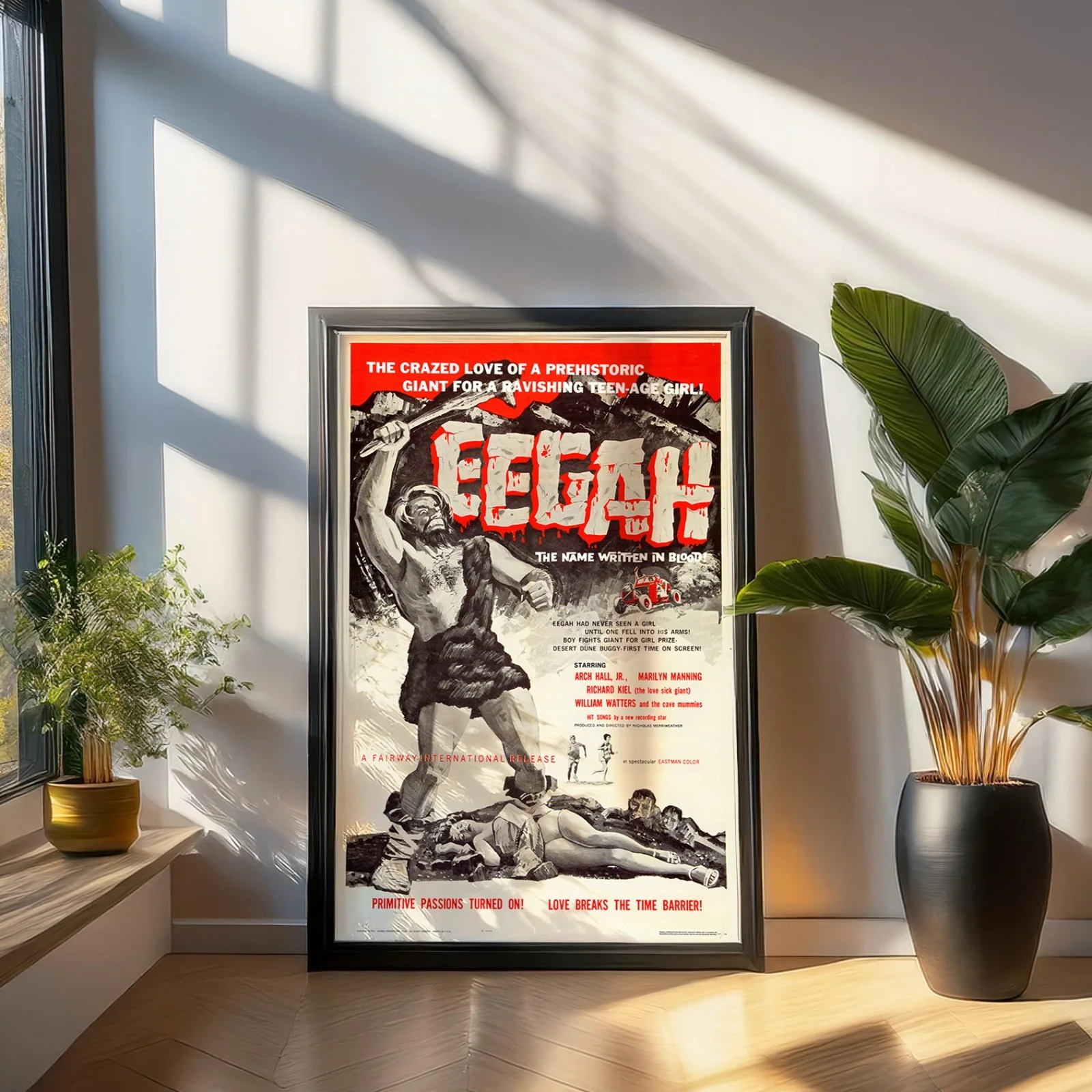 Eegah! - 1962 Horror B-movie Restored 27.2" x 41" US One Sheet Poster, image 4