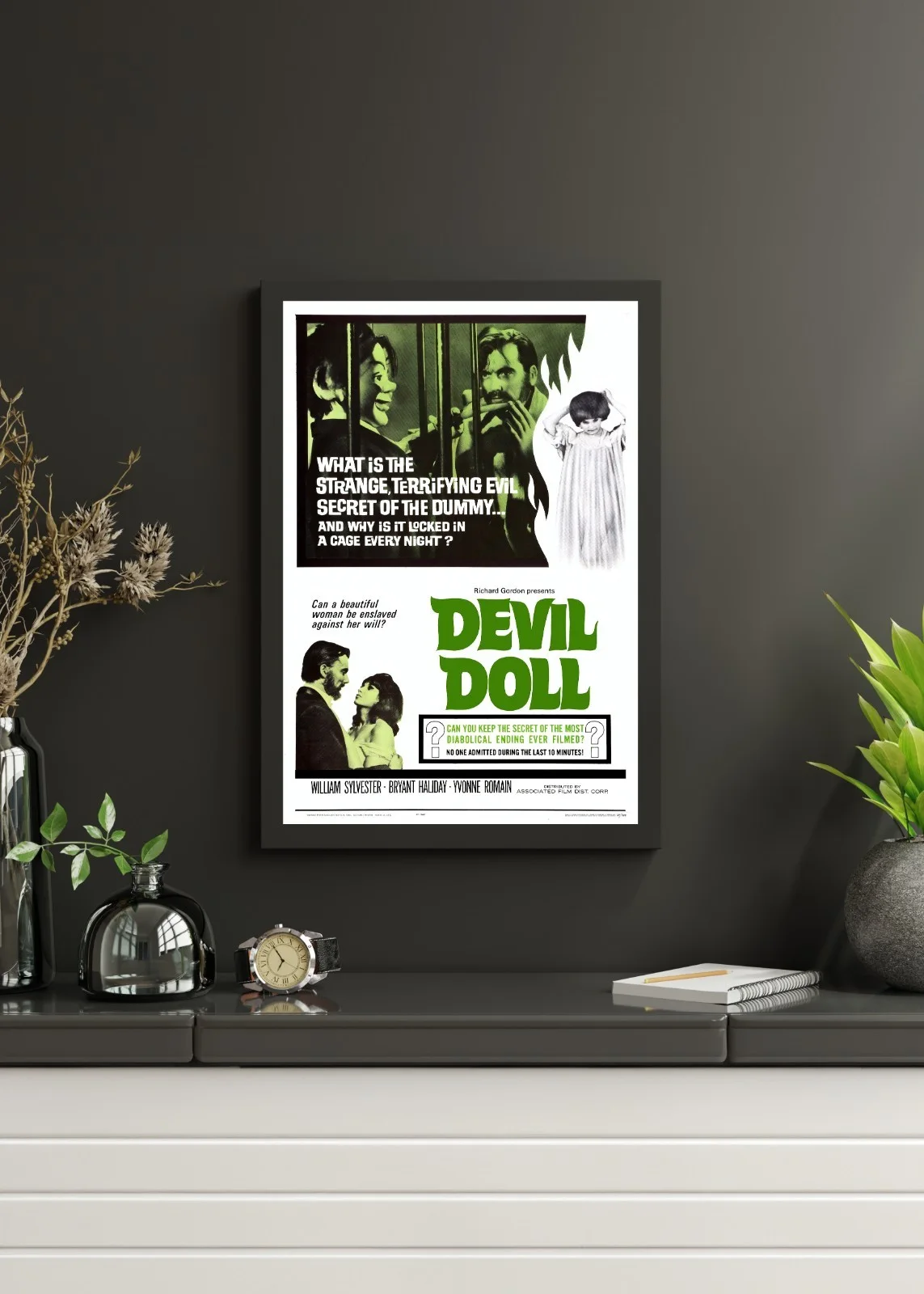Devil Doll - 1964 Horror Drama Restored 27.2" x 41" US One Sheet Poster, image 4