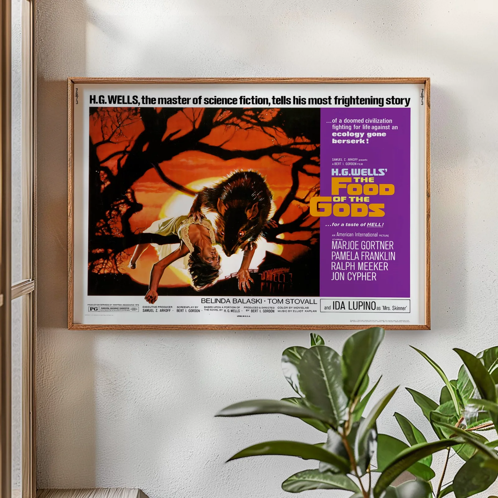 The Food of the Gods - 1976 Eco-Horror Sci-fi Restored 30" x 40" UK Quad, изображение 2