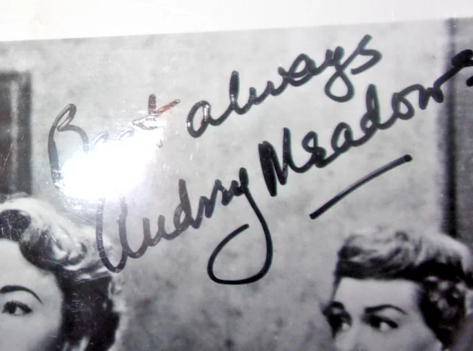 burt reynolds — Audrey Meadows signed photo still from the Honeymooners, image 2