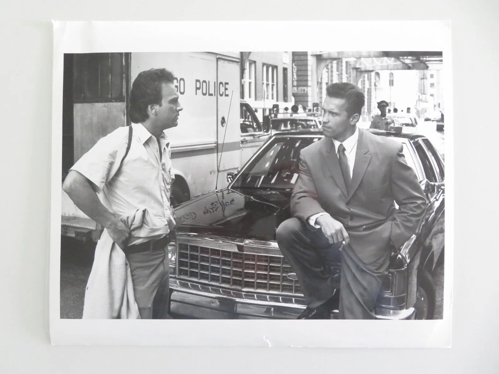 Red Heat Movie Still Photo Lot Of 2 Arnold Schwarzenegger Jim Belushi 1988, изображение 3