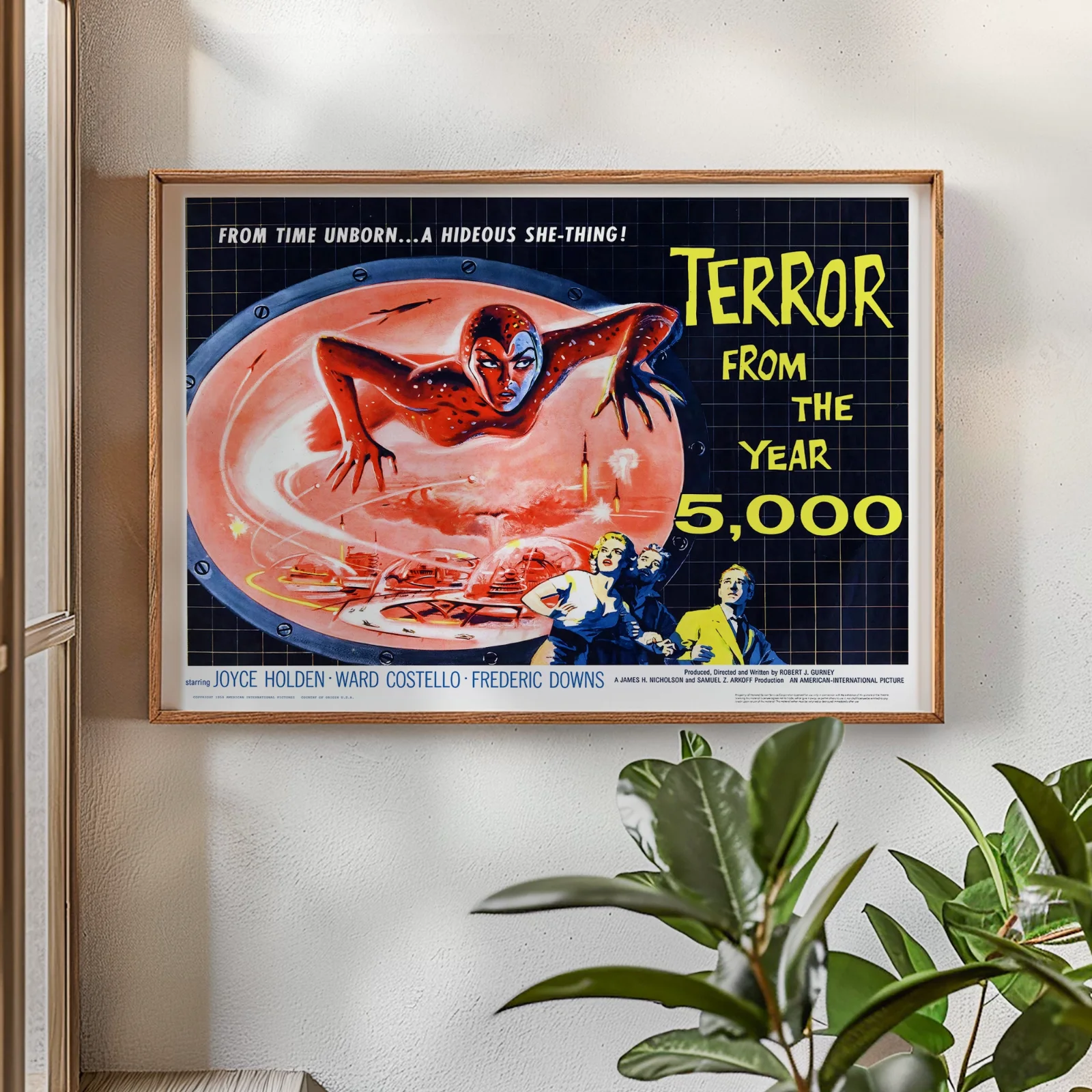 Terror from the Year 5000 - 1958 Sci-fi Horror Restored 30" x 40" UK Quad, изображение 2