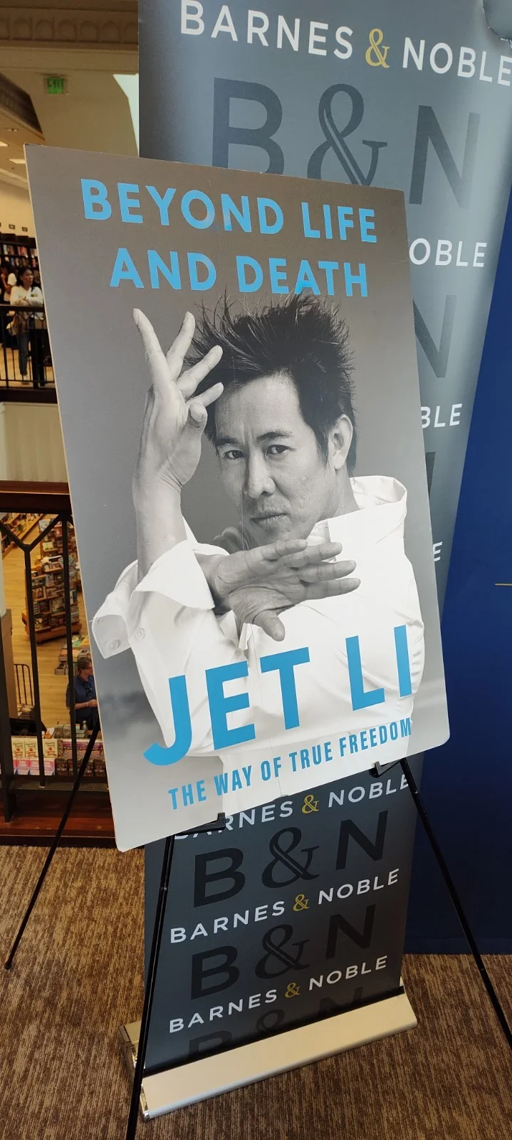 JET LI — Just Signed JET LI Beyond Life and Death: The Way of True Freedom Book B & N
